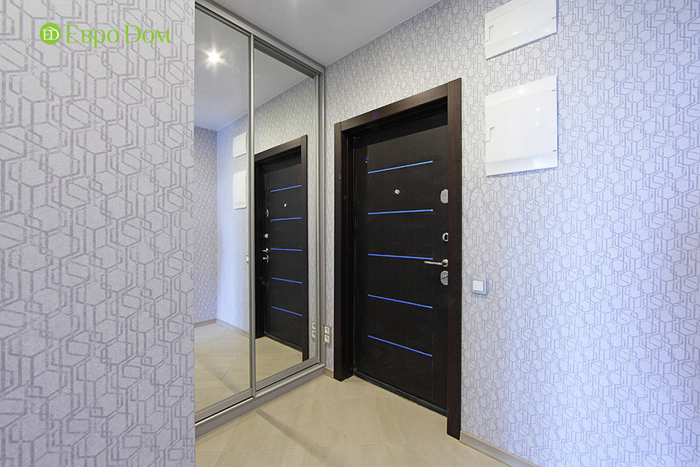 Ремонт однокомнатной квартиры 38 кв. м в современном стиле. Фото проекта