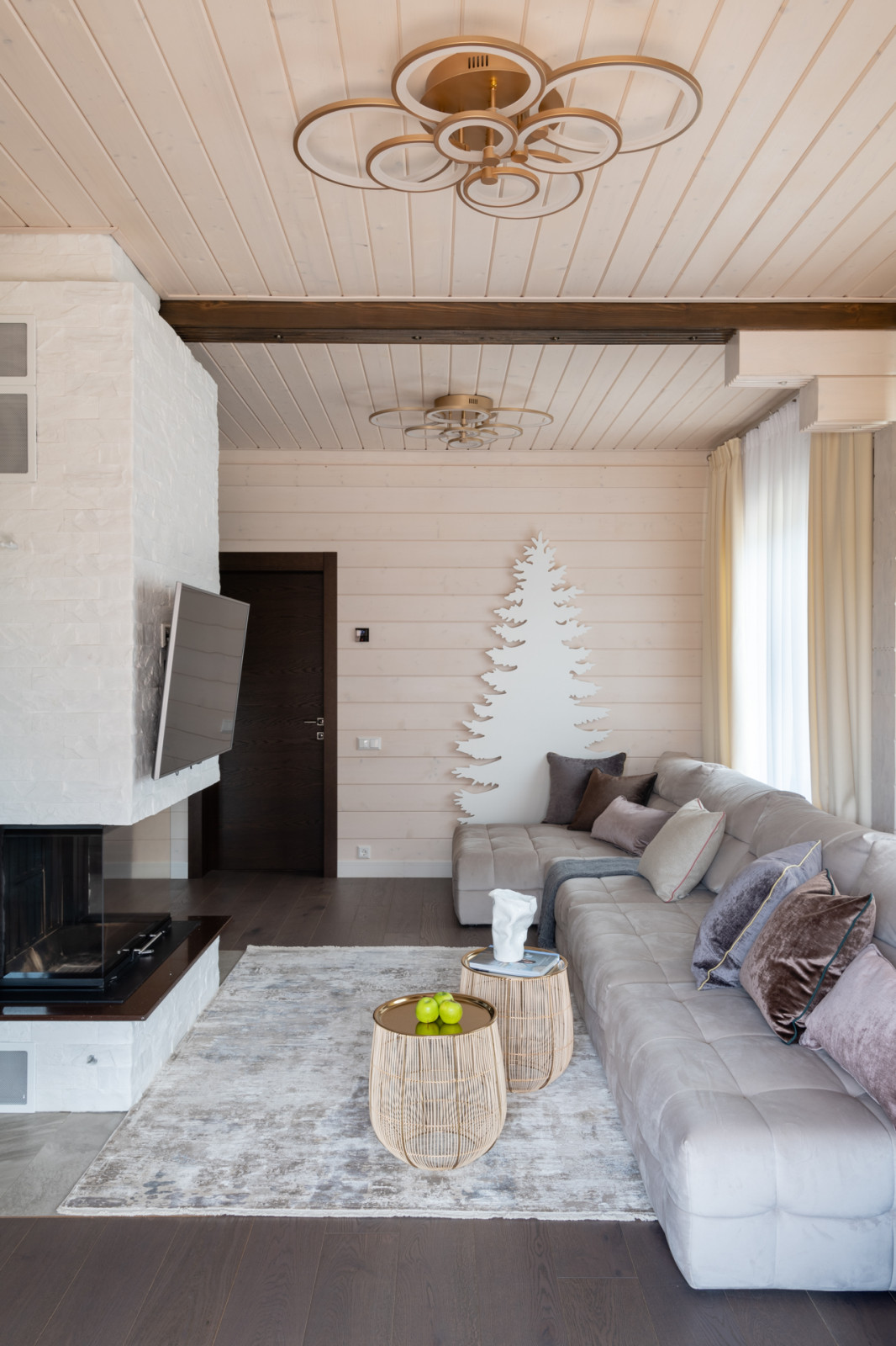 Обложка проекта: Загородный дом из бруса 200м2