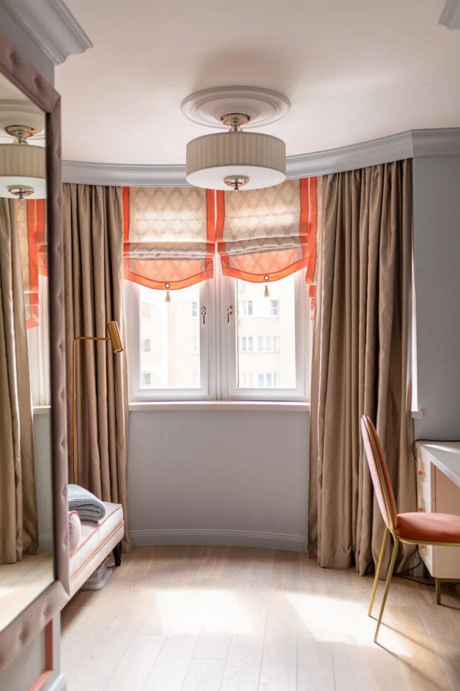 Шторы в интерьере стиля Неоклассика