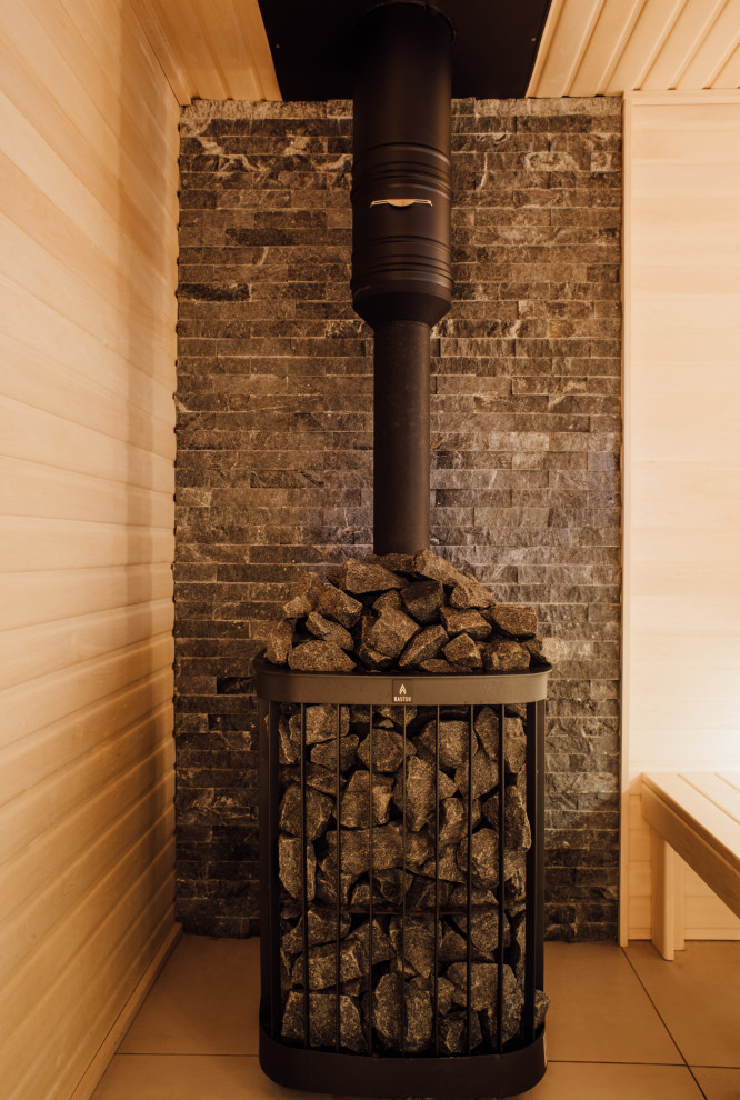 Печь и дымоход.