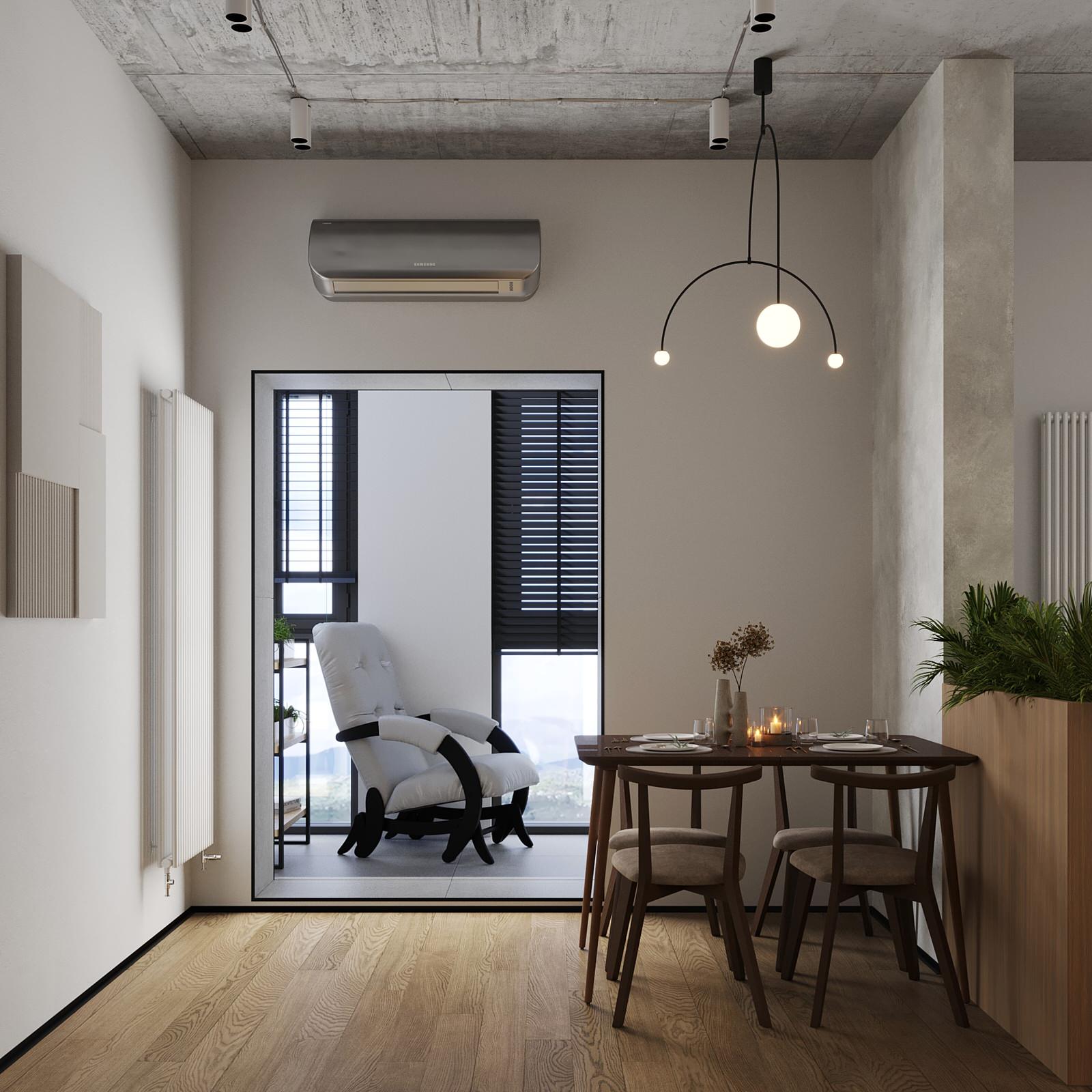 Кухня-гостиная 24 м2