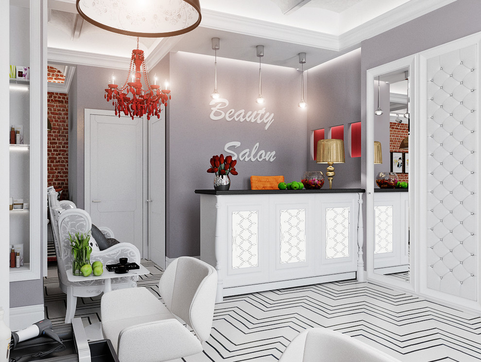 Обложка проекта: Салон красоты с орнаментом застывшим на старых стенах