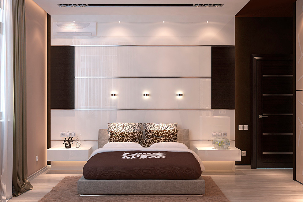 Contemporary bedroom interior