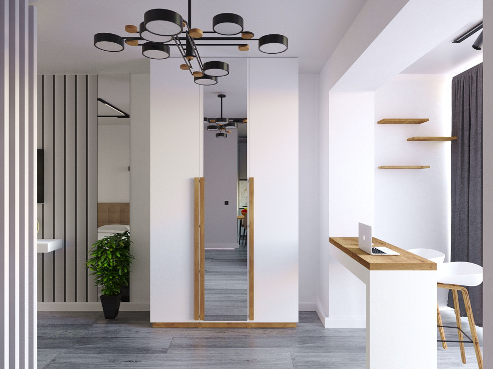 Квартира 34,3 кв м без санузла вариант 2