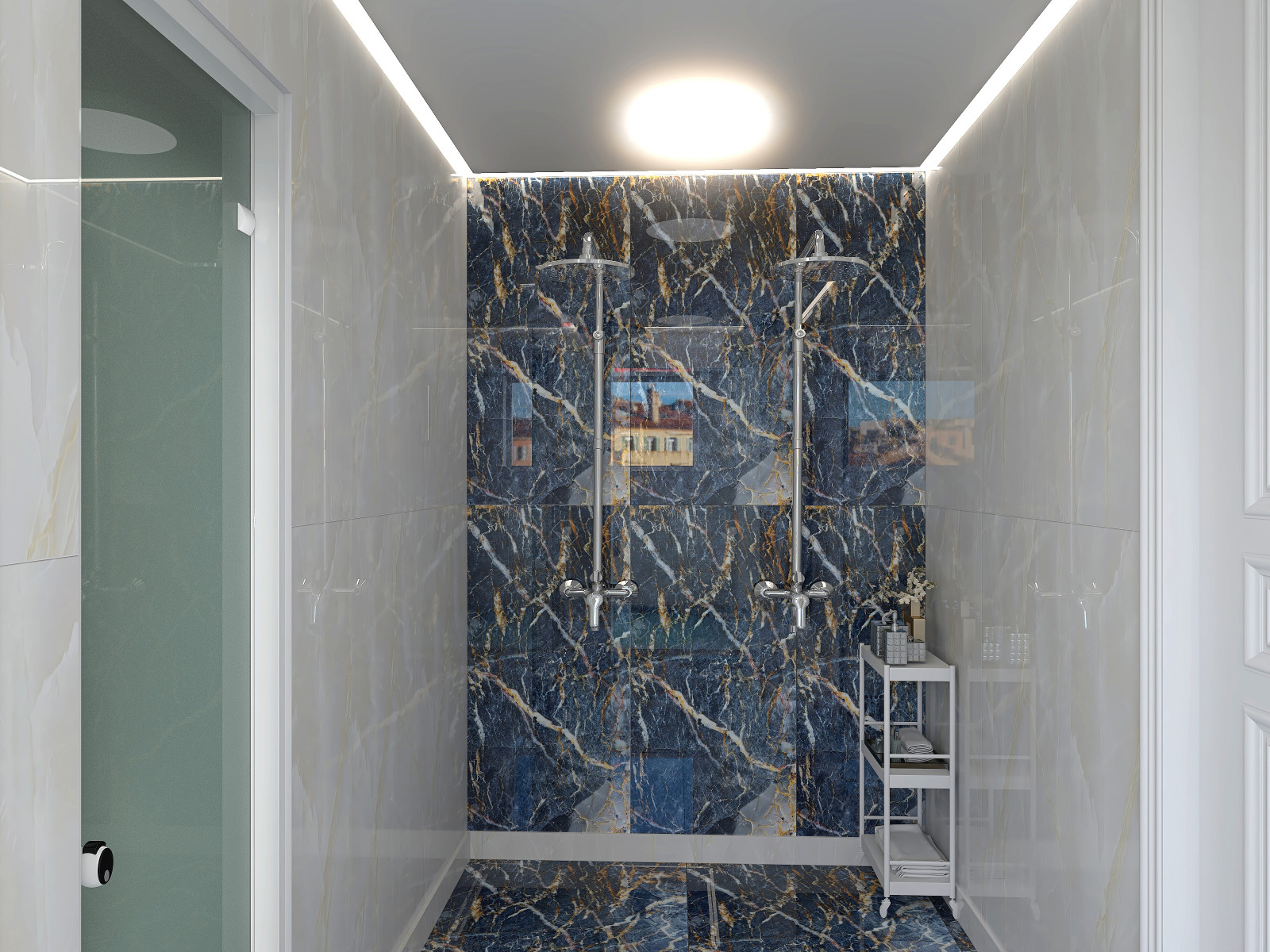 Дизайн проект коммерческого помещения с авторским надзором Сауна "Fun"