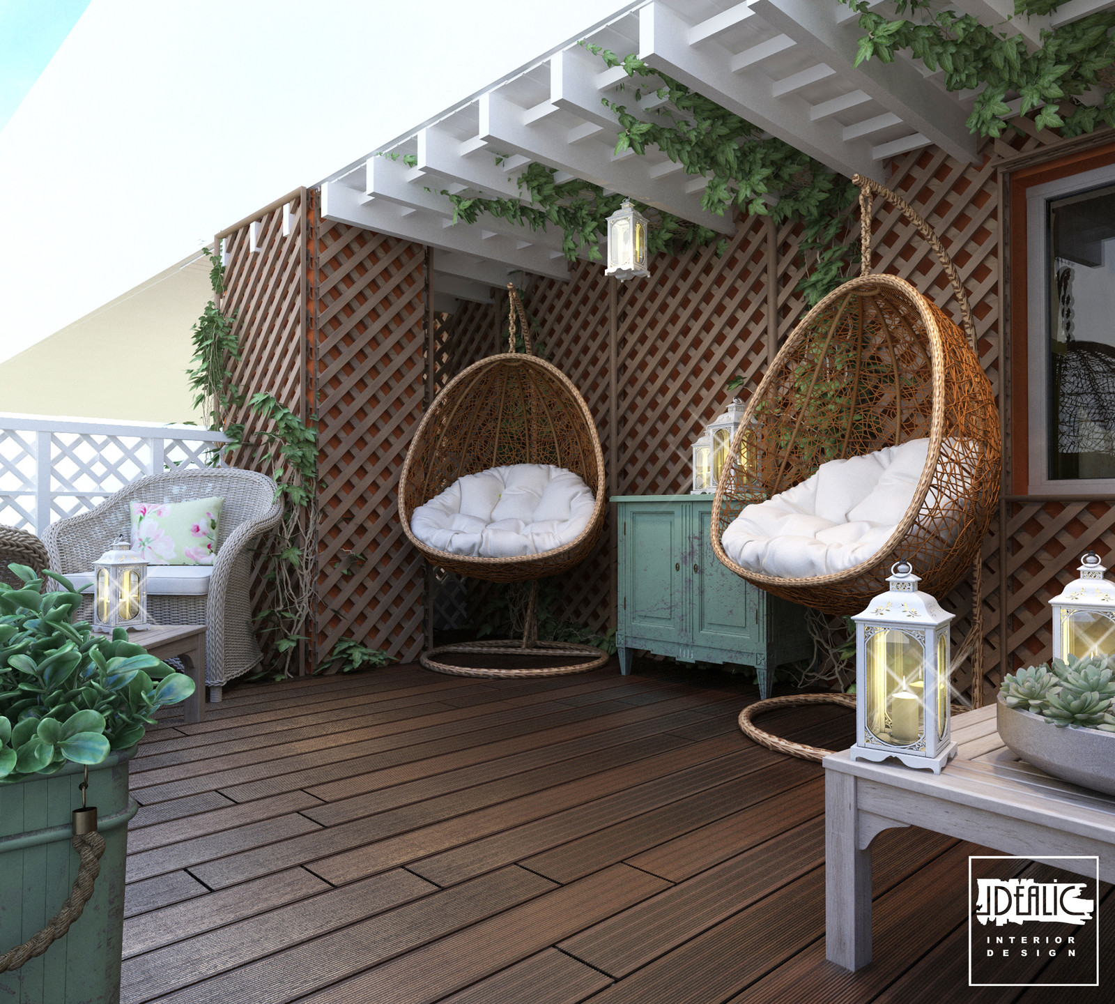 Прованс в загородной квартире