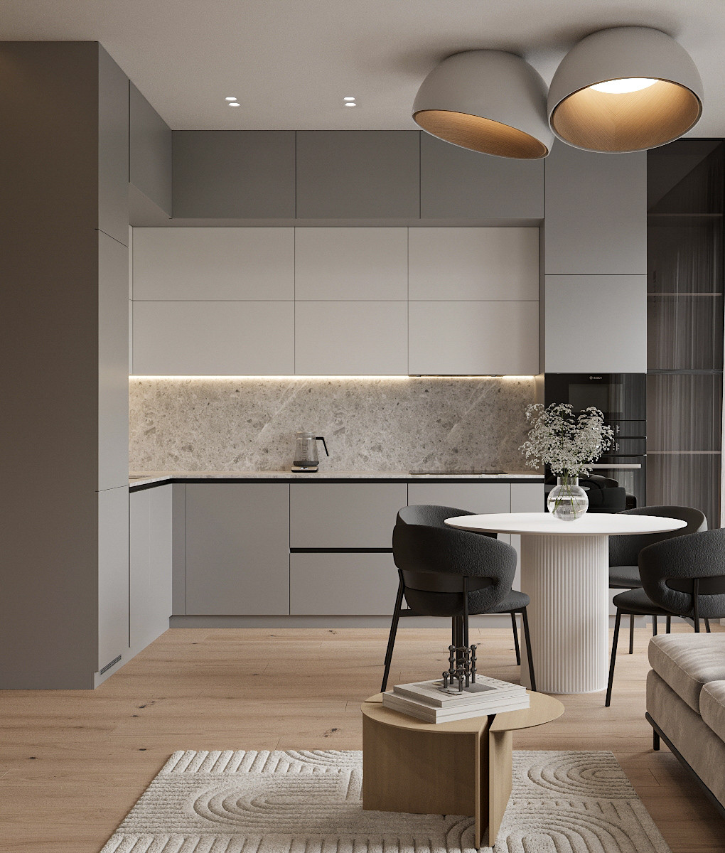 Обложка проекта: Дизайн-проект квартиры 70м2 в жк Садовый квартал г. Владивосток