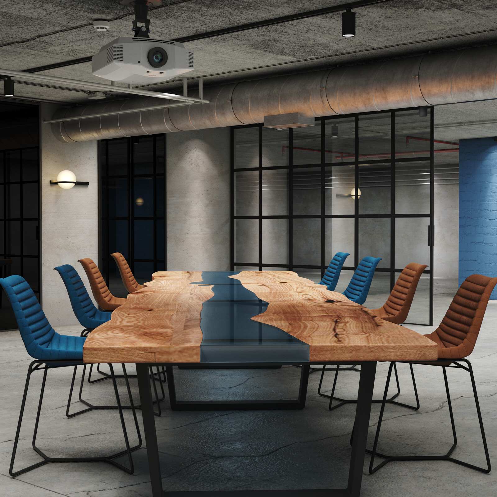 Офисное пространство Open Space в стиле Loft