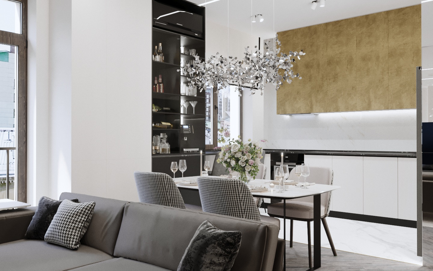 B&W - 130 кв.м в центре Новосибирска