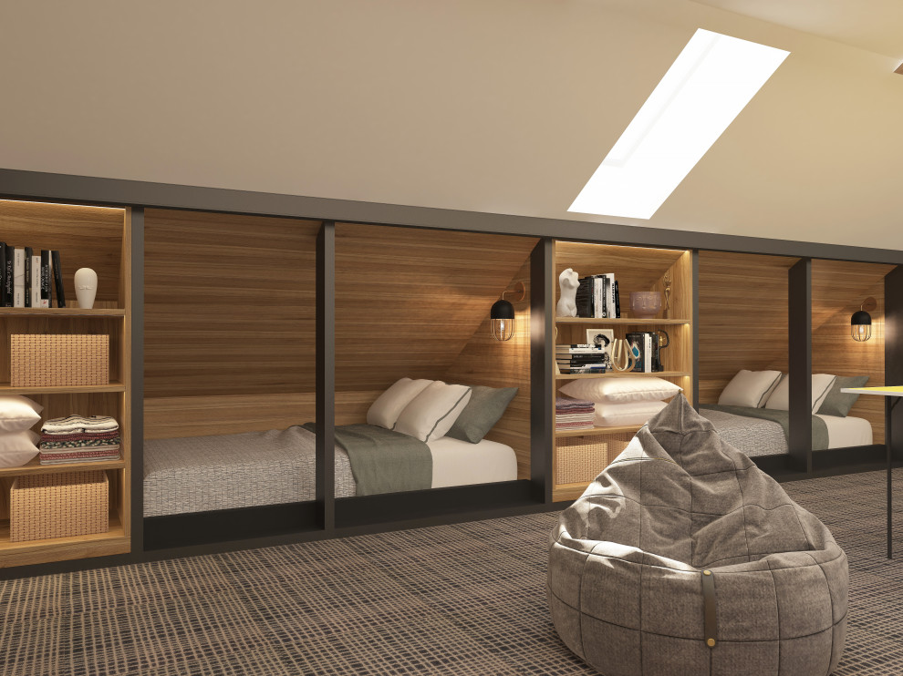 Дизайн-проект интерьера мансарды г.Челябинск