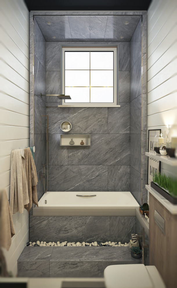 Обложка проекта: Дизайн проект интерьера в деревяном доме