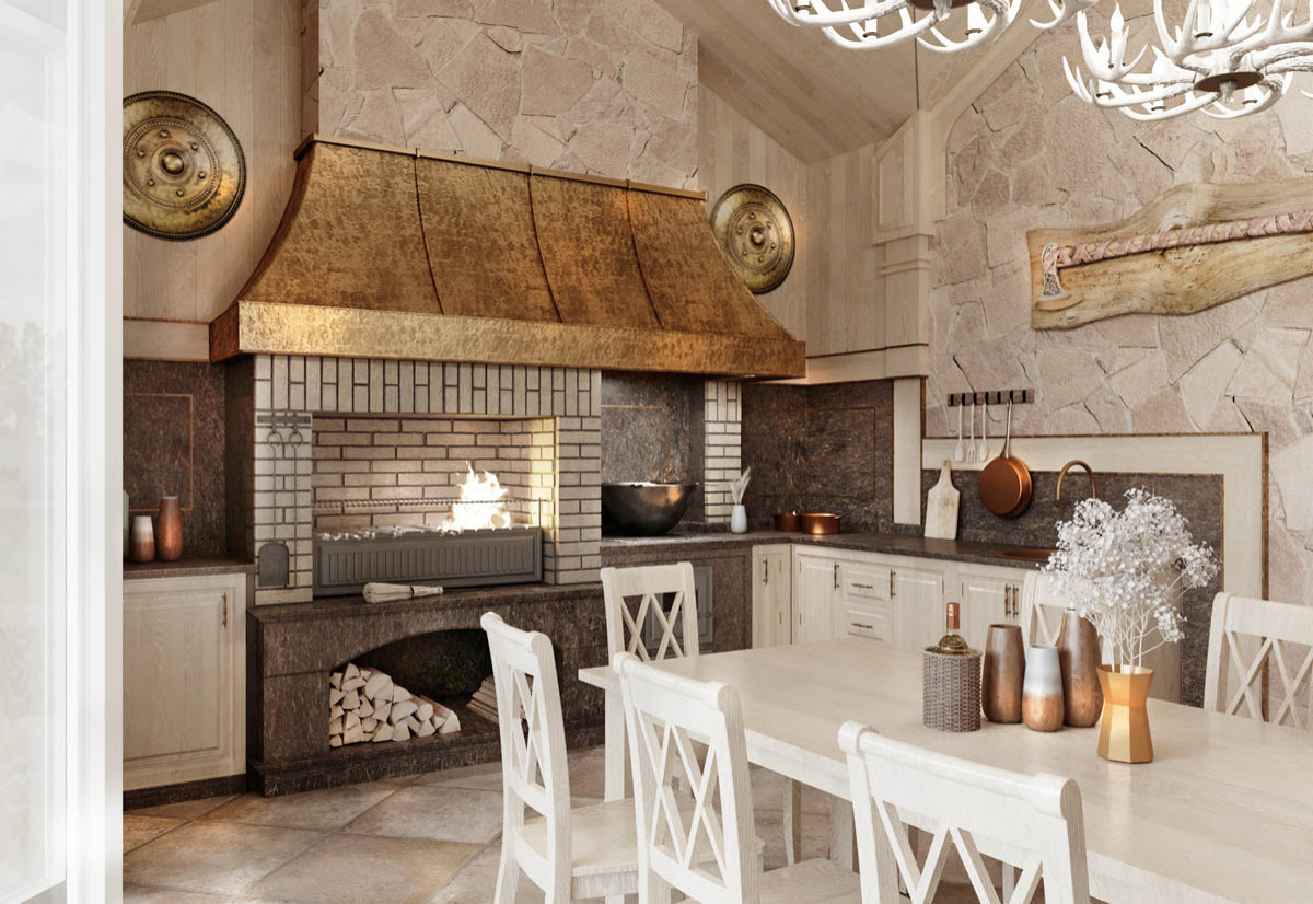 Обложка проекта: Зона отдыха в классическом стиле