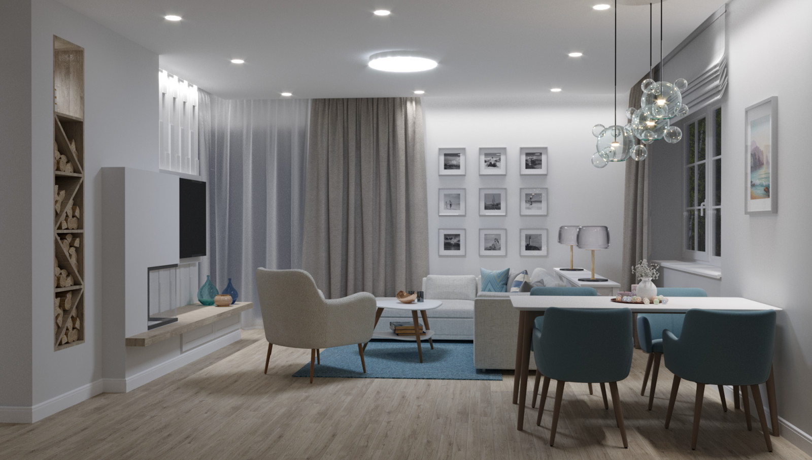 Дом в Пушкине (дизайн интерьера)