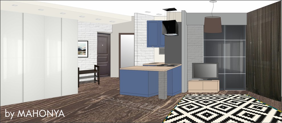 Лаконичный уют. Из однушки в двушку.