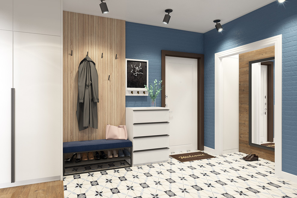 Квартира 60 кв.м  в стиле лофт + современный стиль.