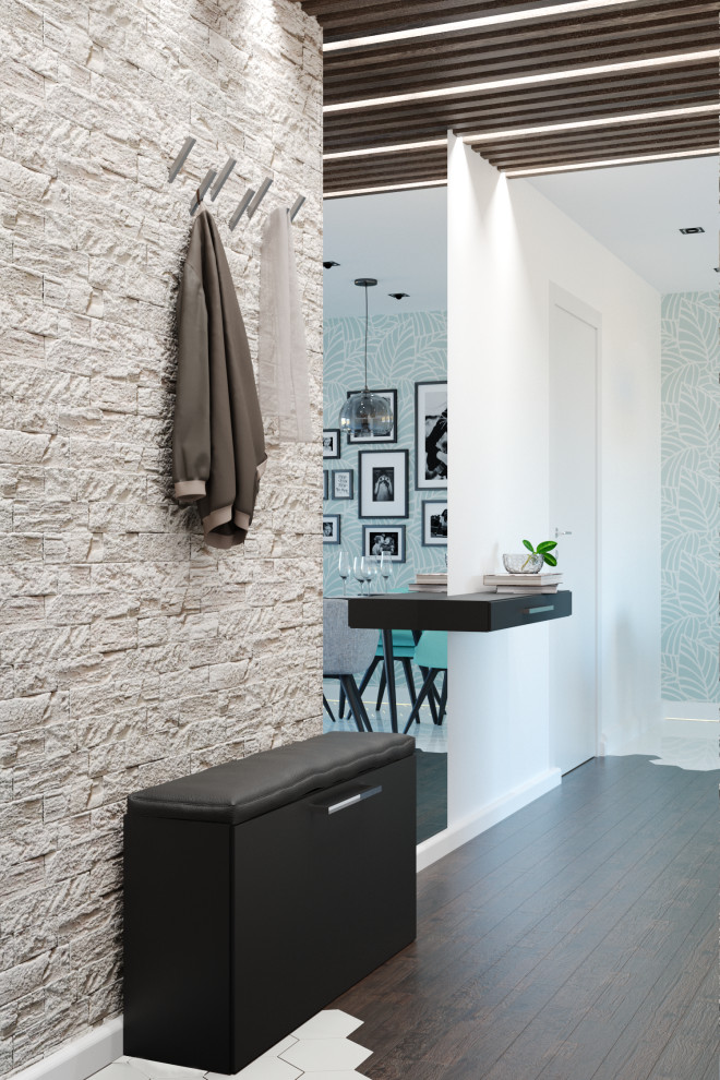 Шоколадный тиффани. Дизайн интерьера квартиры для молодой семьи в г. Энгельс