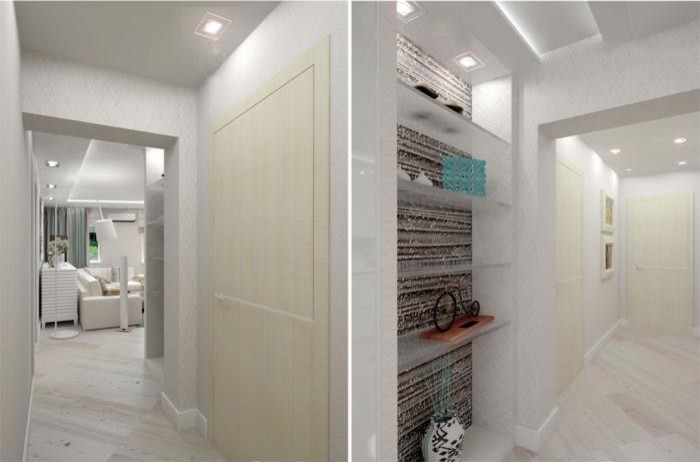 Проект квартиры "Пленительный белый"