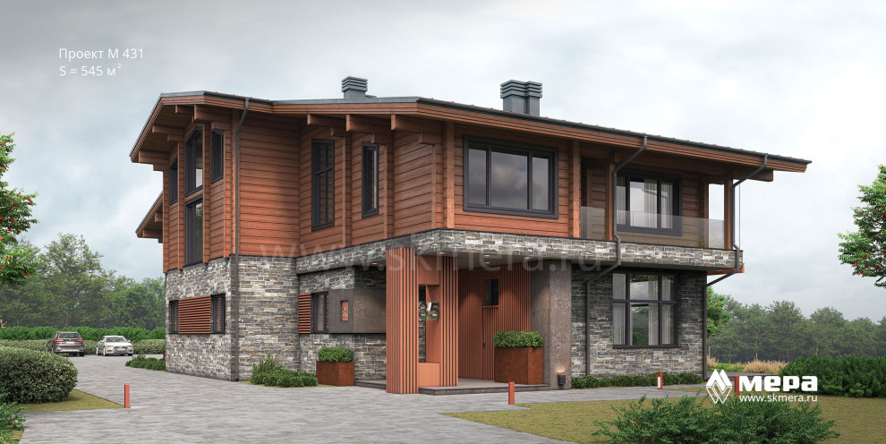 Проекты современных домов-шале
