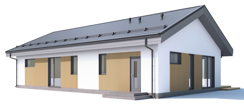 Небольшой загородный дом, 115 м.кв.