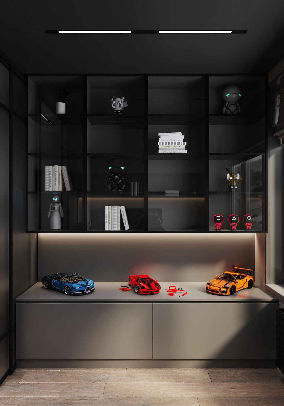 3-х комнатная квартира в одном стиле