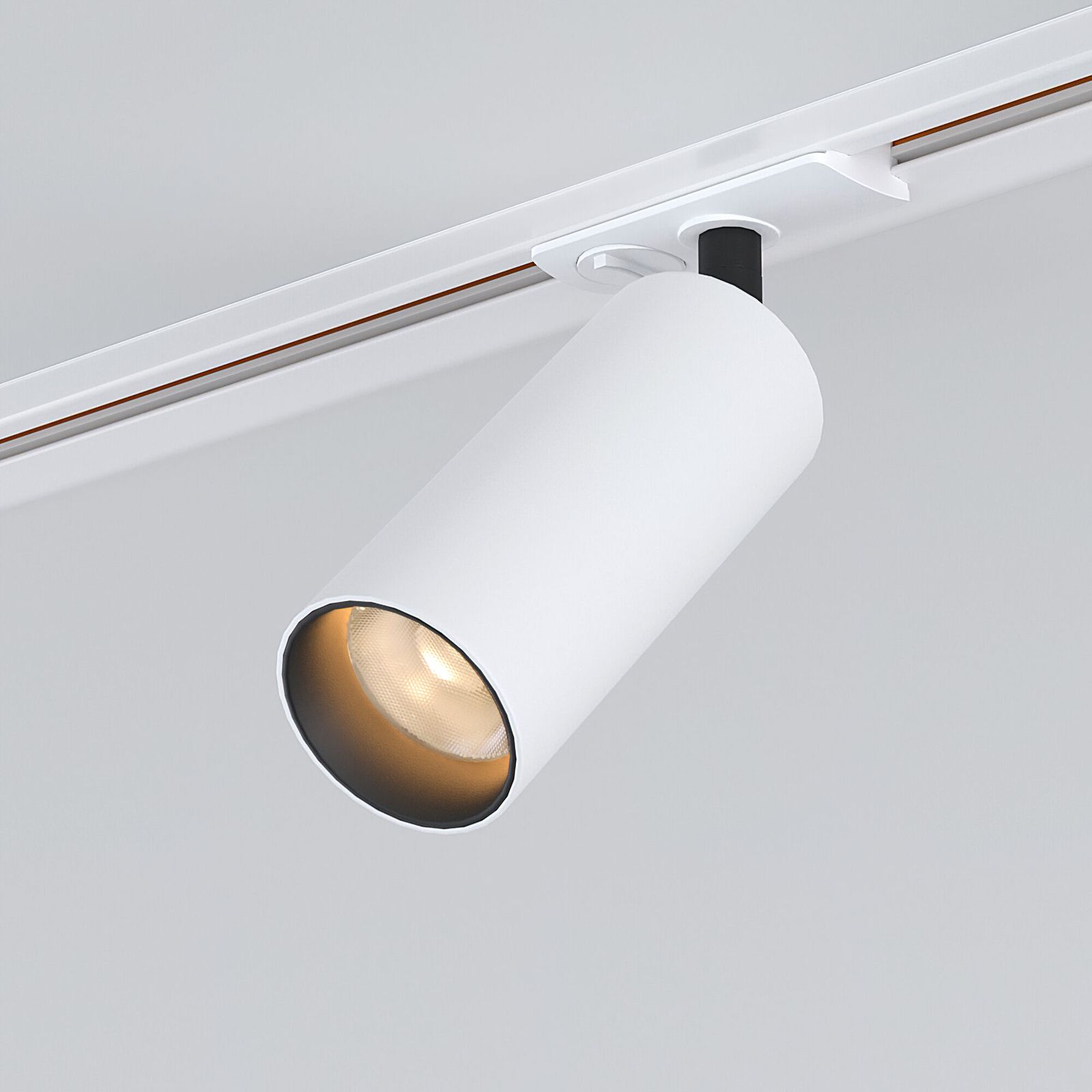 Basic System Трековый светильник 10W 4200K Diffe белый/черный