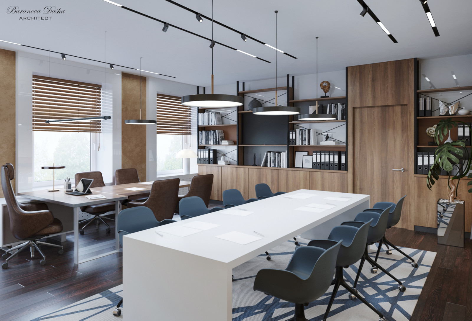 Интерьеры офиса строительной компании