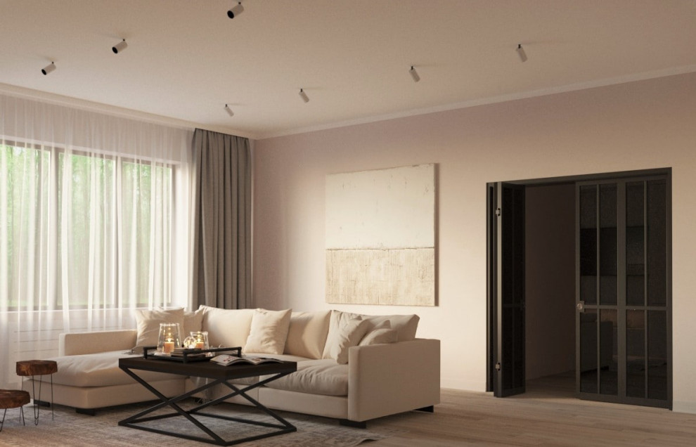 Гостиная в стиле минимализм г. Москва S - 29 м2