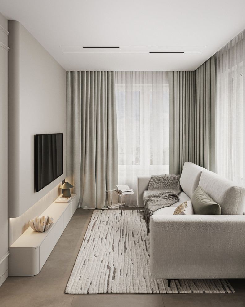 Дизайн-проект 3х-комнатной квартиры в "ЖК БелАрт", 78 кв.м