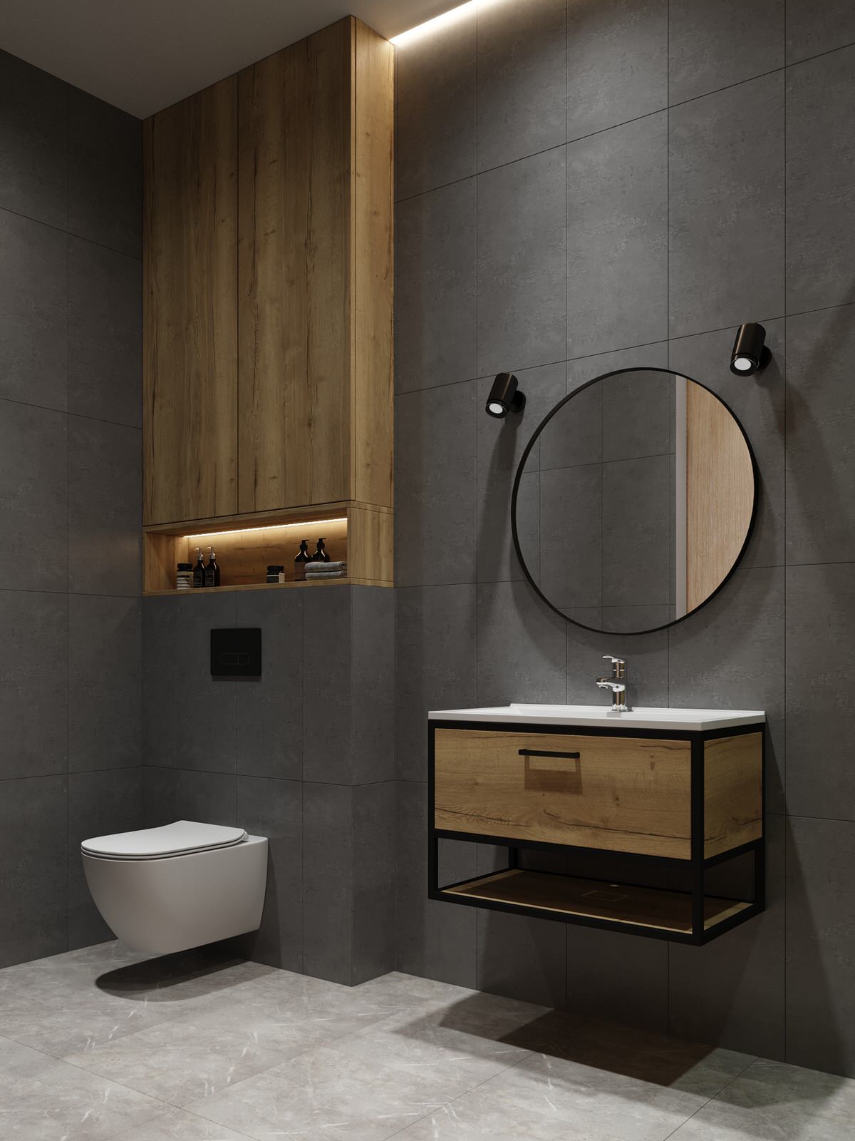 Проект 2х уровневой квартиры