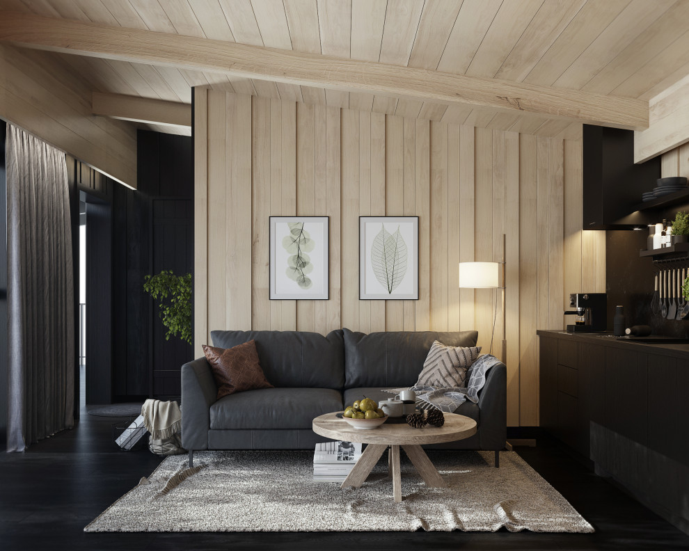 Обложка проекта: Гостевой дом с камином