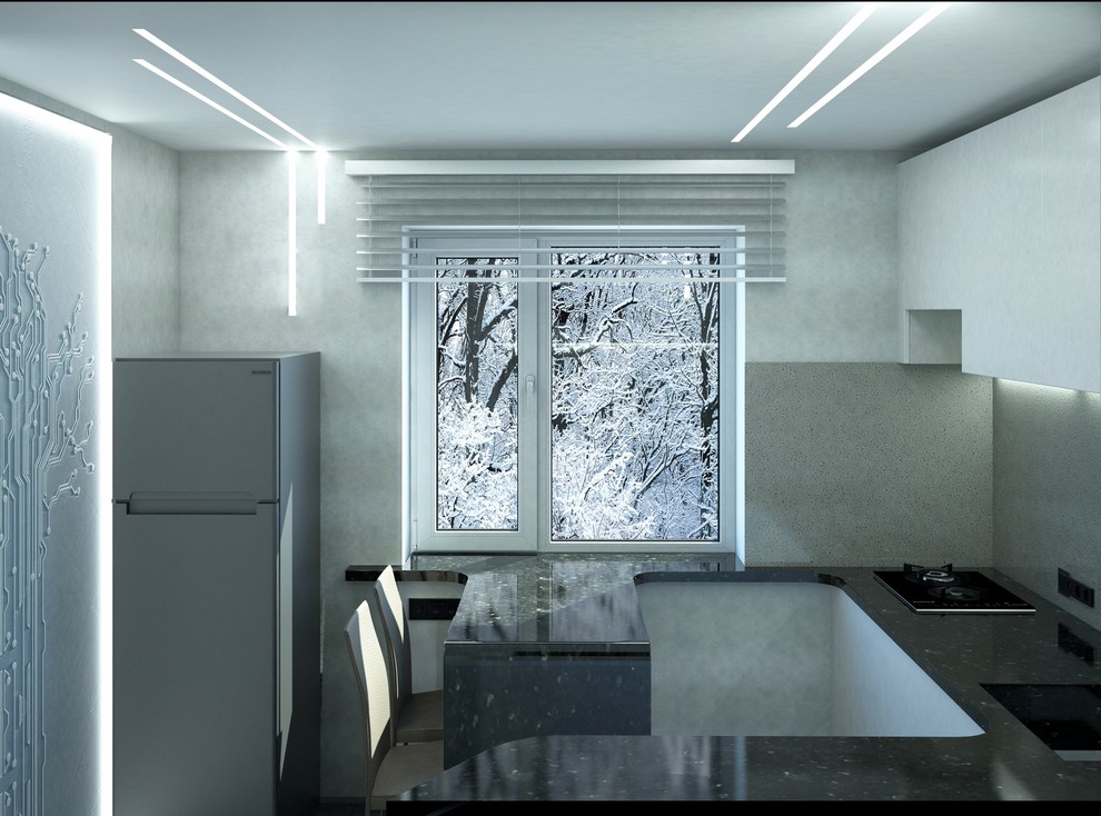 Одухотворенный хай-тек - квартира для молодого человека