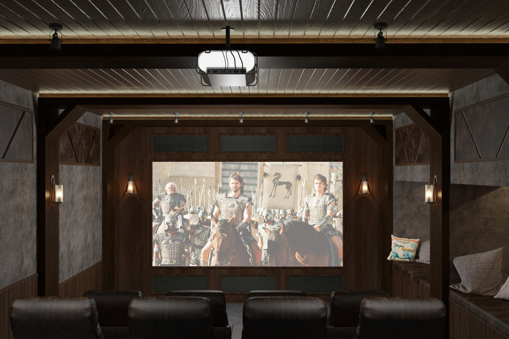 Дизайн интерьера деревянного дома