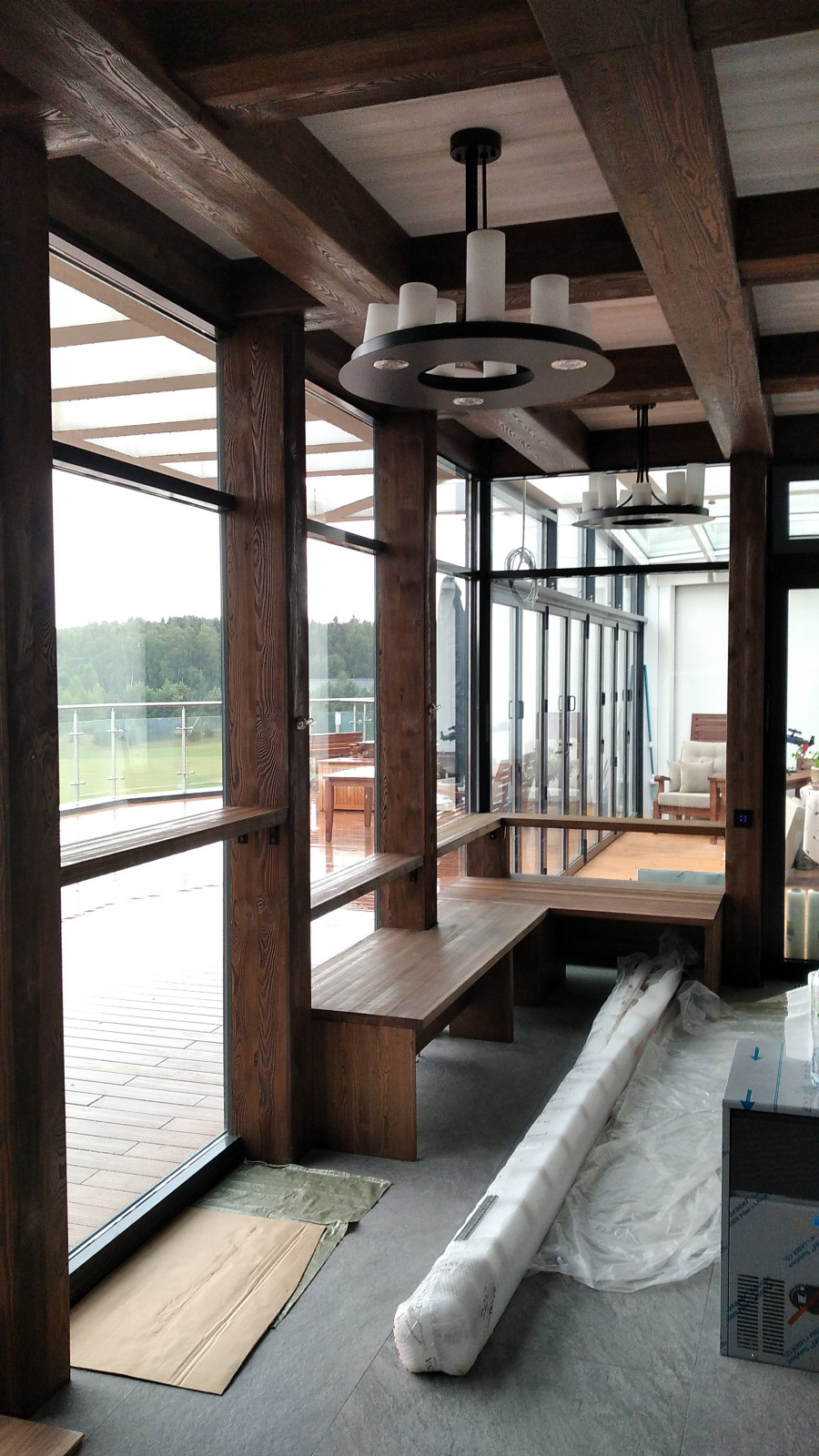 Обложка проекта: Брашированная лиственница в отделке дома