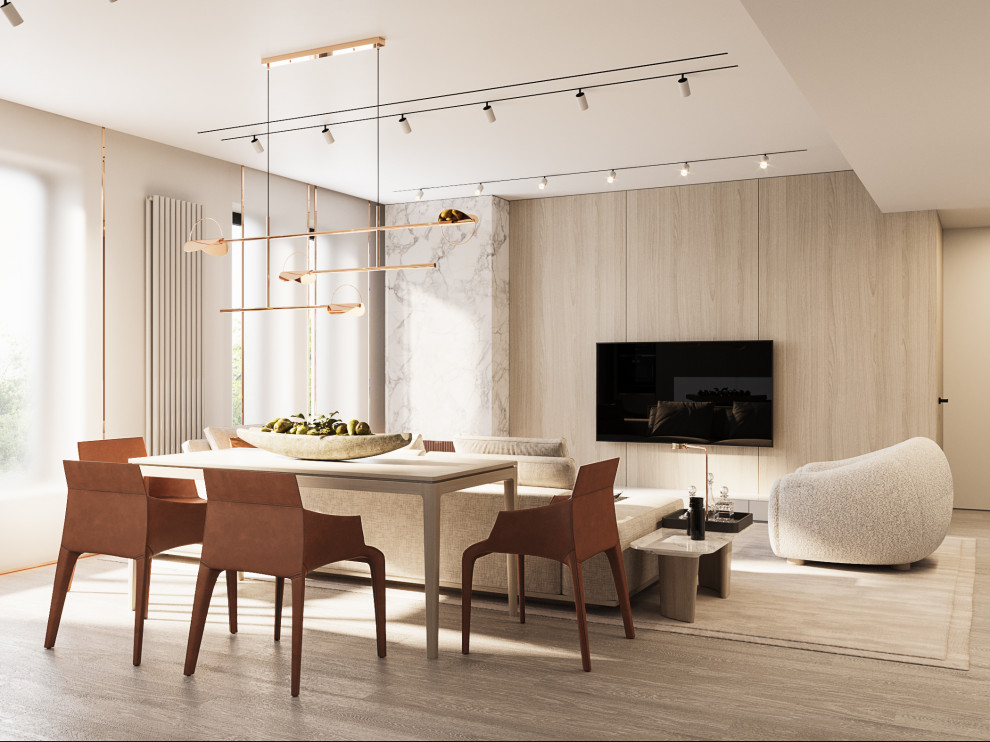 Дизайн интерьера четырехкомнатной квартиры