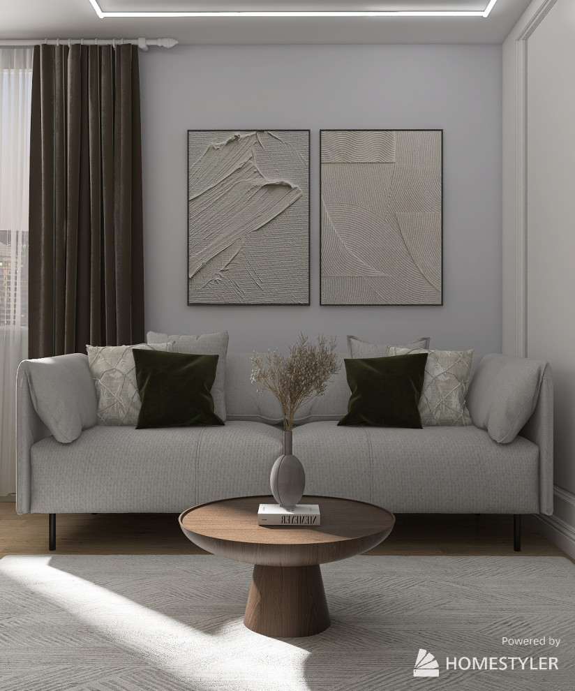 Обложка проекта: Кухня - гостиная