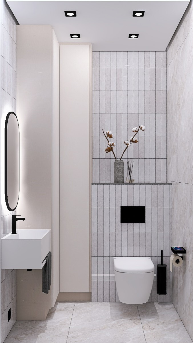 Стильная двушка для семьи из 4-х человек!