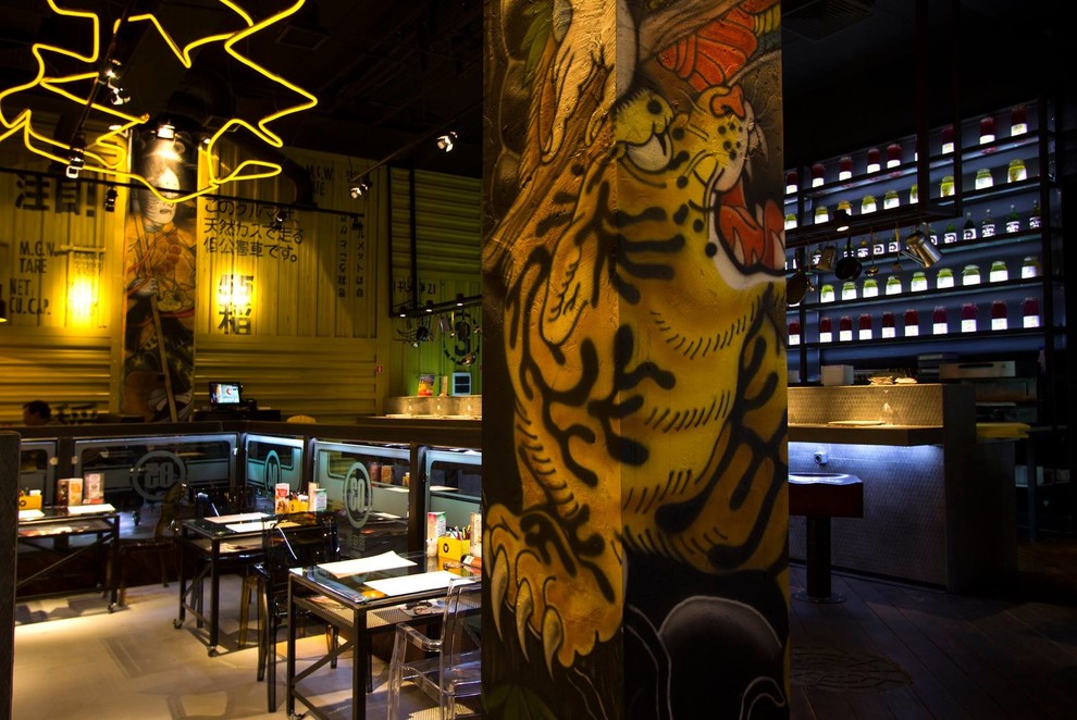 Общественный интерьер. Ресторан японской кухни Инари