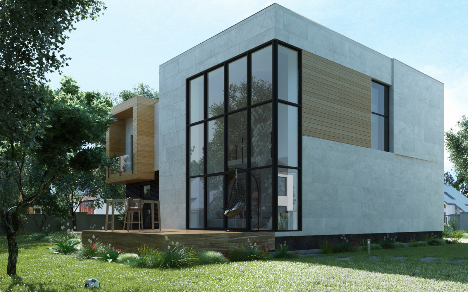 Двухэтажный жилой дом