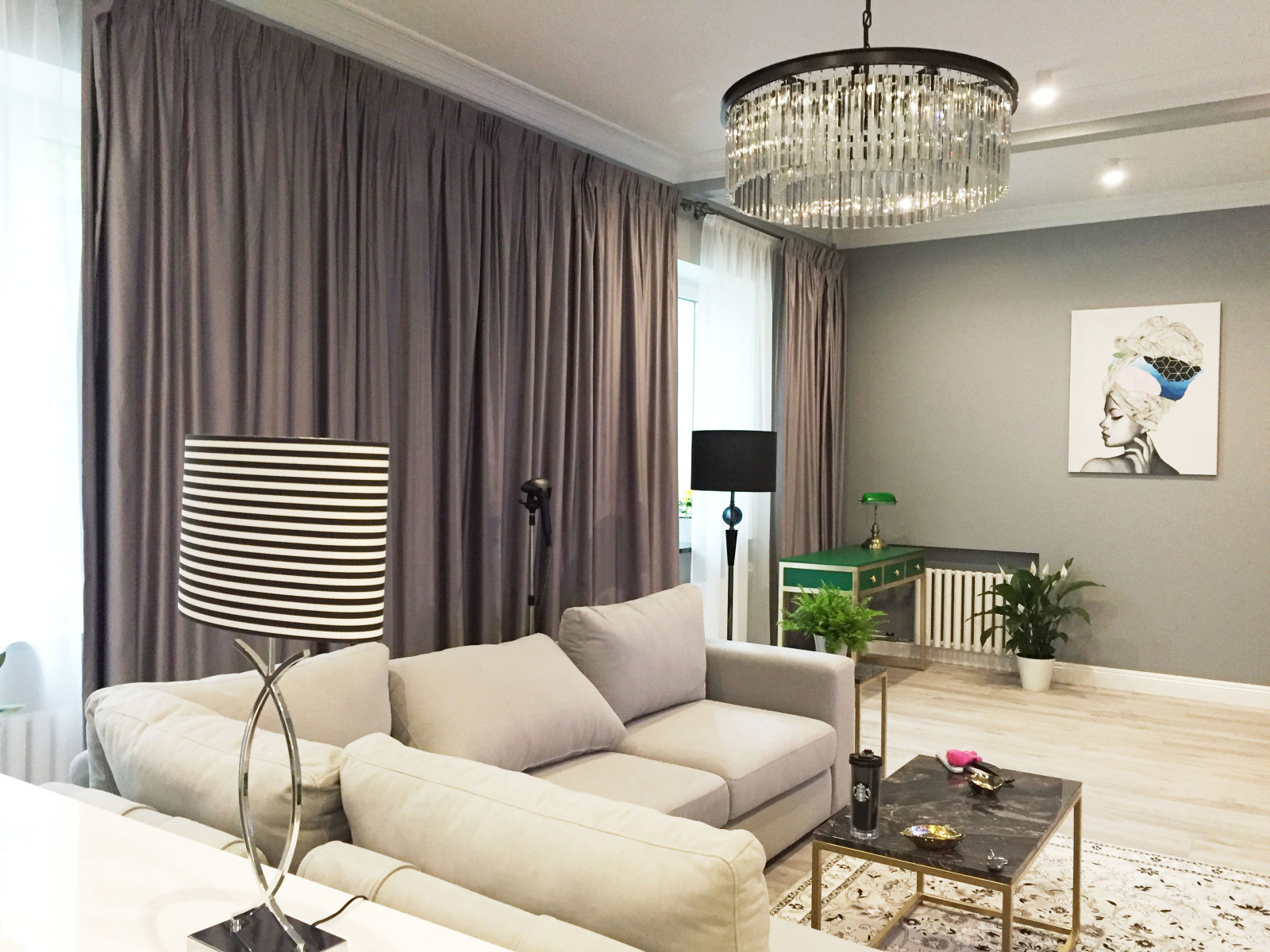 Текстильный декор квартиры в Москве