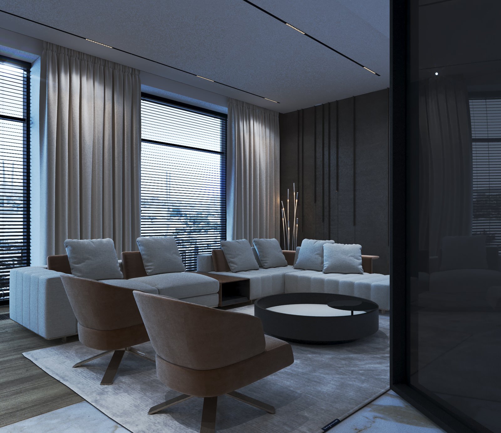 New design project apartment in Vladivostok, residential complex Aquamarine