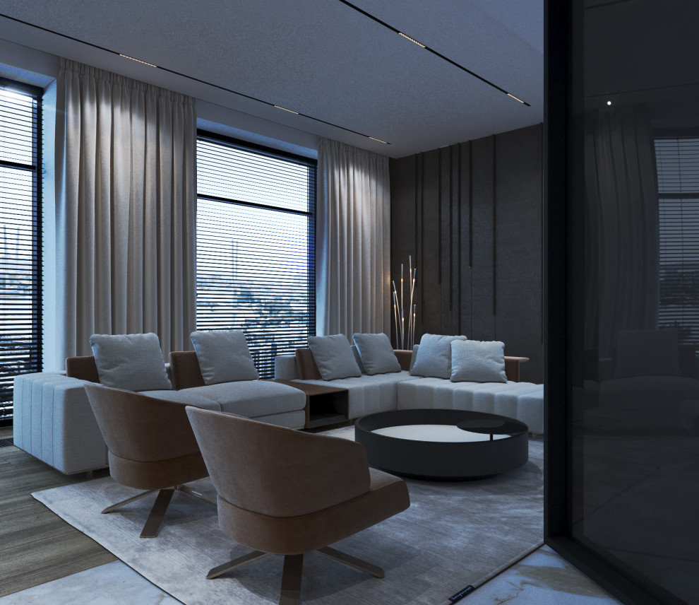 New design project apartment in Vladivostok, residential complex Aquamarine