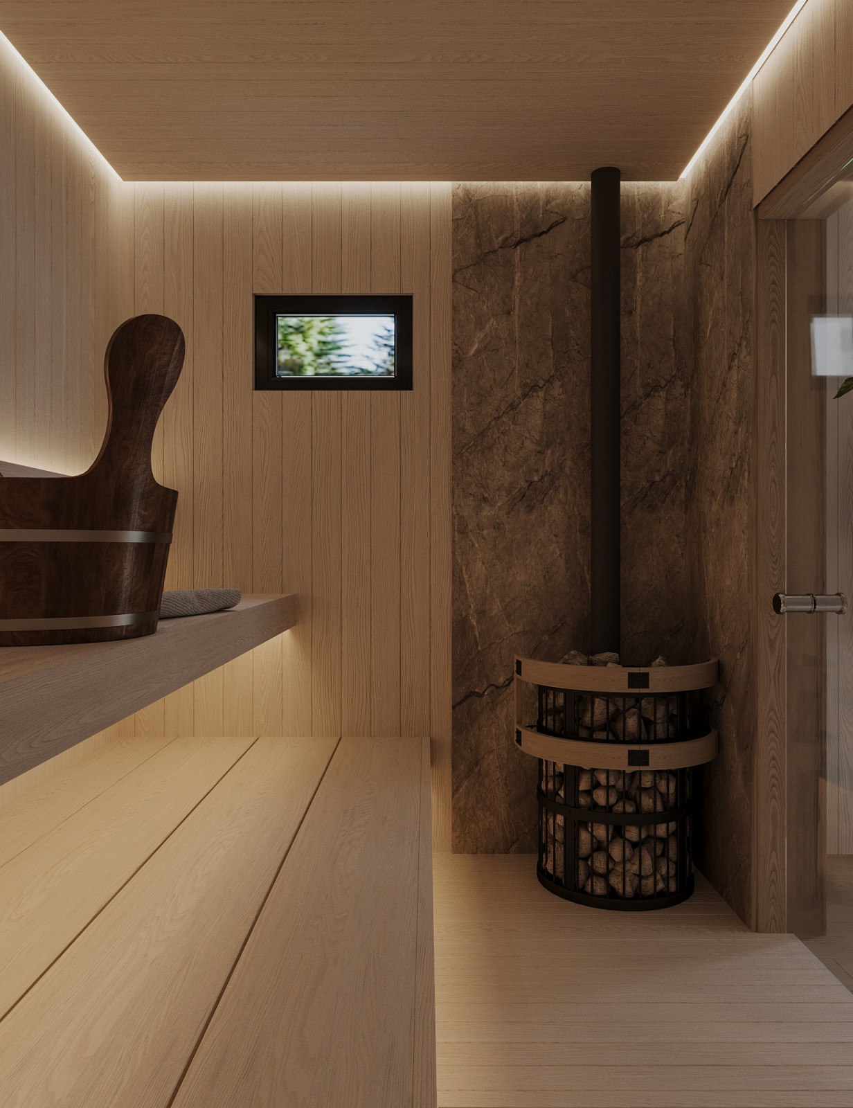 Проект бани из морского контейнера