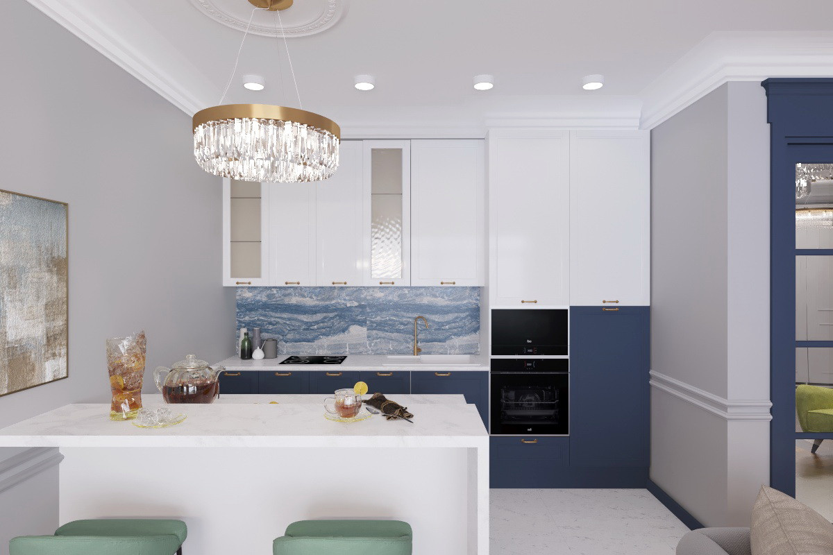 Квартира на набережной в стиле современной классики