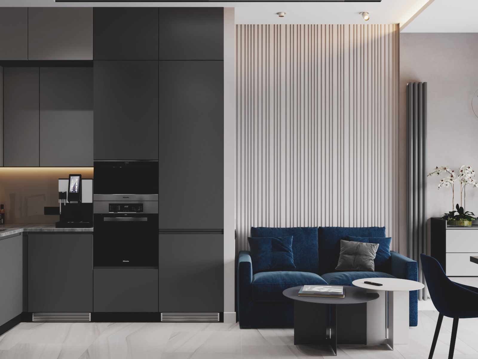 GRAY. Квартира в ЖК Дом на набережной, 64 кв.м