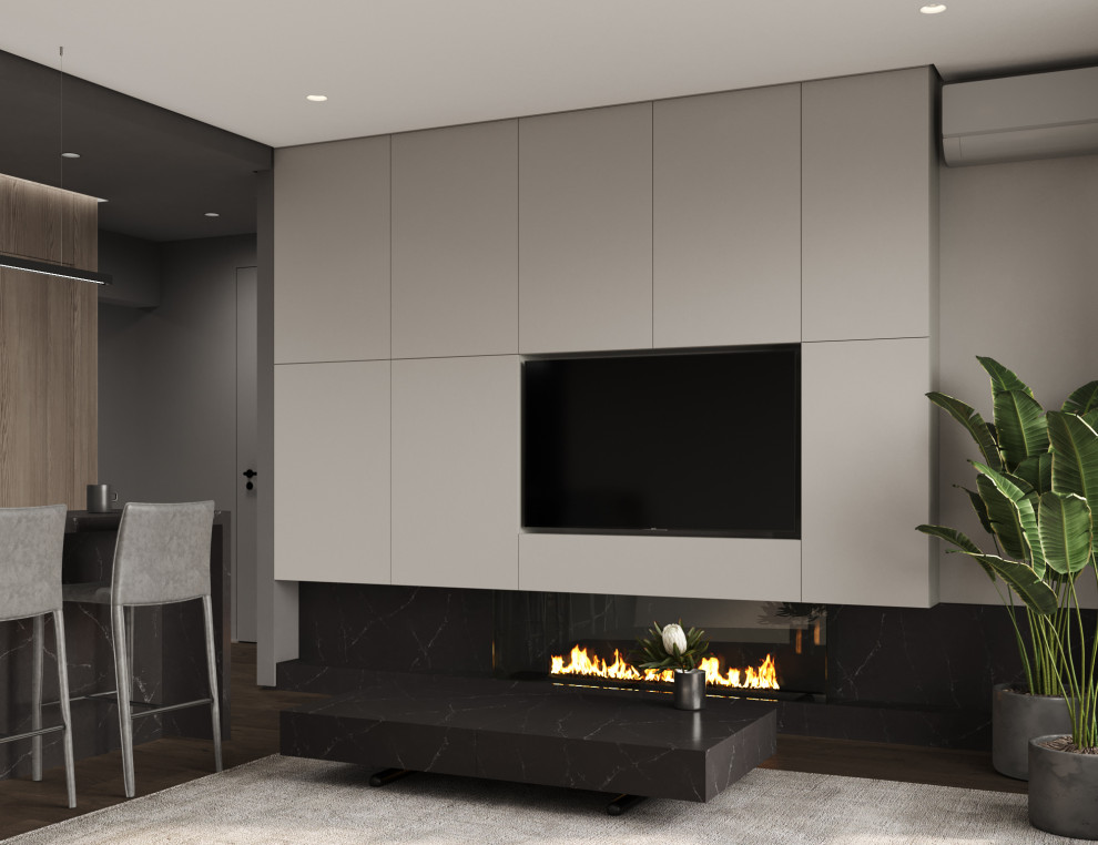 Кухня-гостиная ЖК "Жулебино парк"