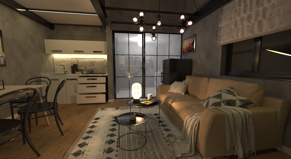 Современный интерьер маленькой квартиры