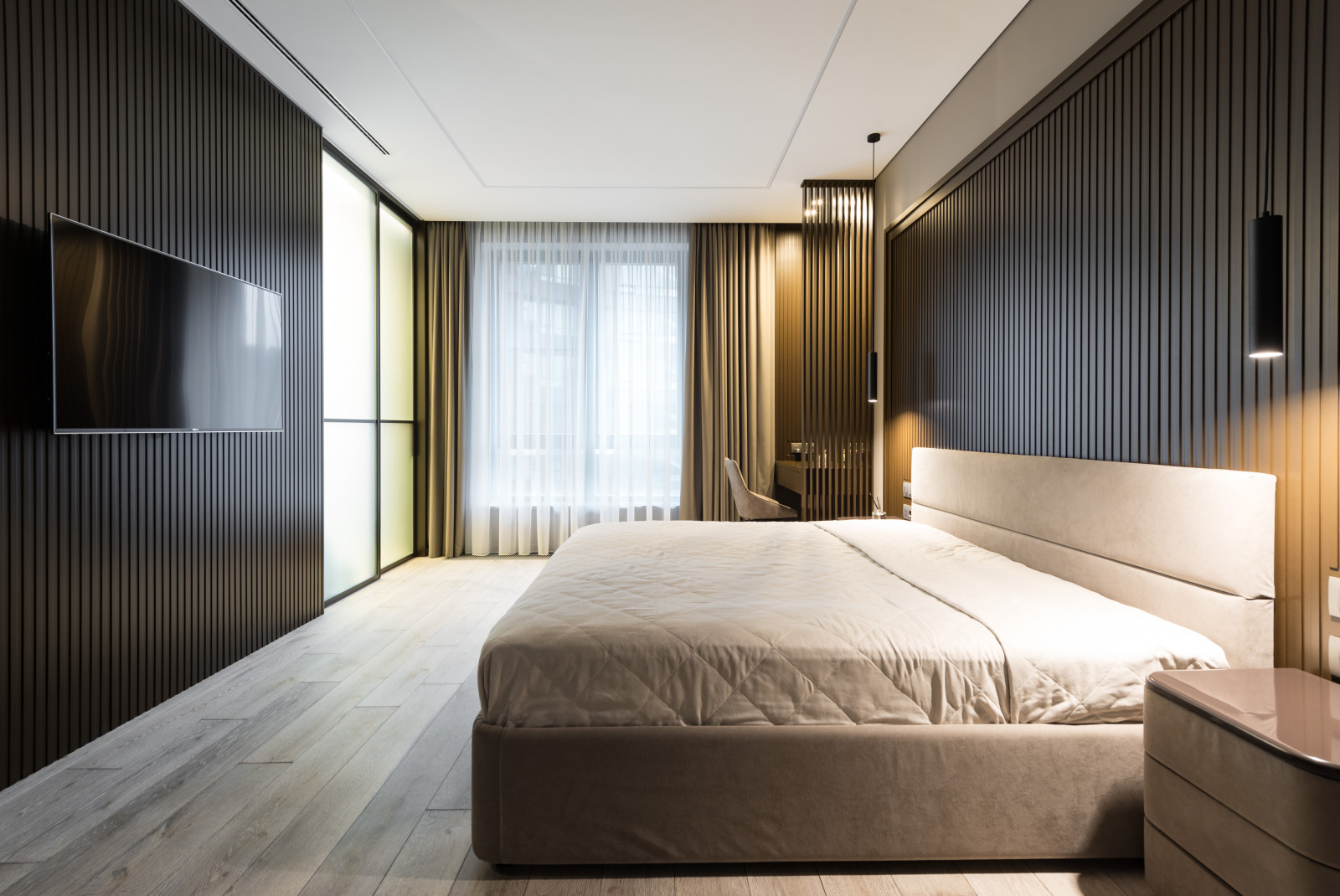 Интерьеры апартаментов в ЖК "Олимпийская РИВЬЕРА Новогорск"