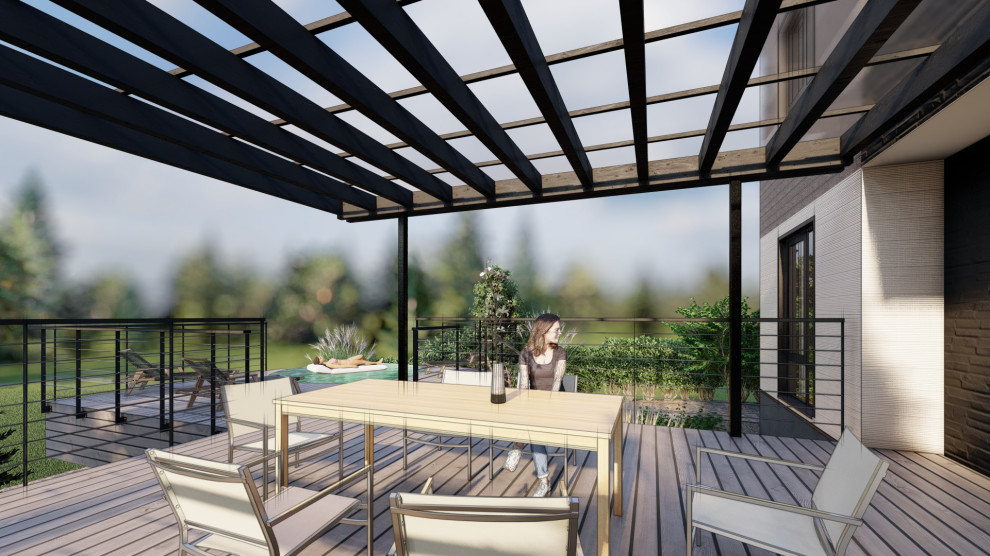 Благоустройство участка в коттеджном поселке Литл Токио, г. Казань