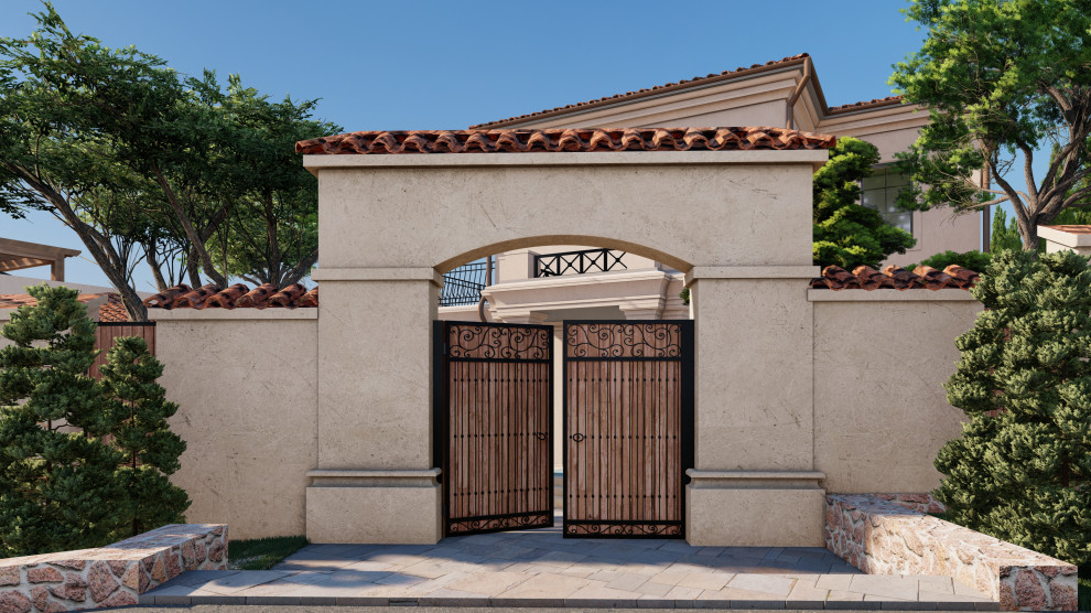 Villa Magos. Проект дома в средиземноморском стиле в районе Алушты