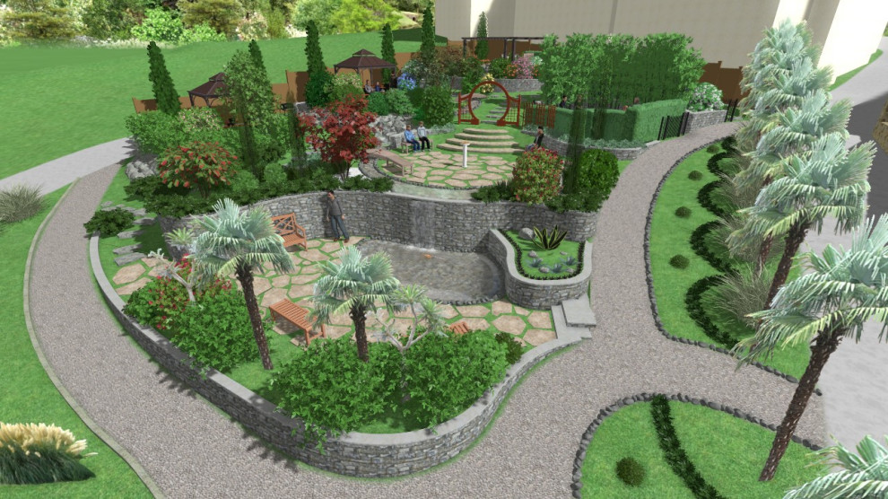 Общественная территория частной гостинницы